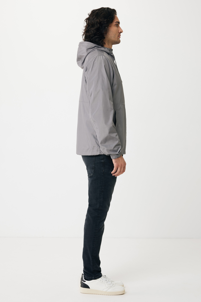 Logan Chaqueta Corta Vientos Poliéster Reciclado, gris plate