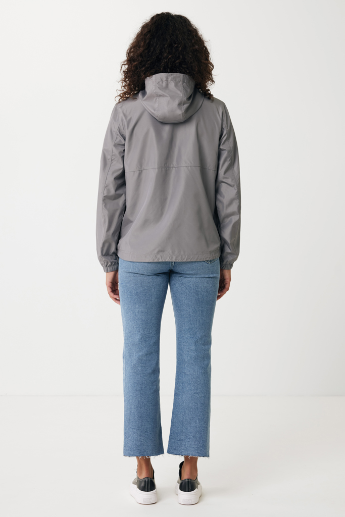 Logan Chaqueta Corta Vientos Poliéster Reciclado, gris plate