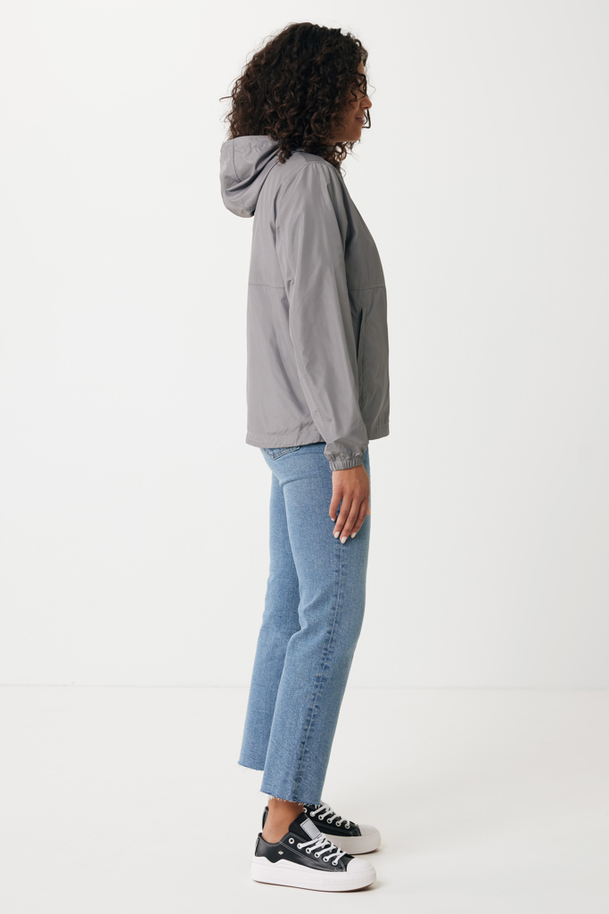 Logan Chaqueta Corta Vientos Poliéster Reciclado, gris plate