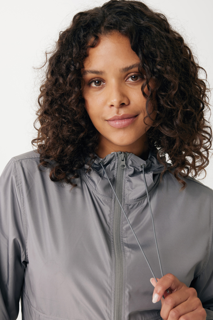 Logan Chaqueta Corta Vientos Poliéster Reciclado, gris plate