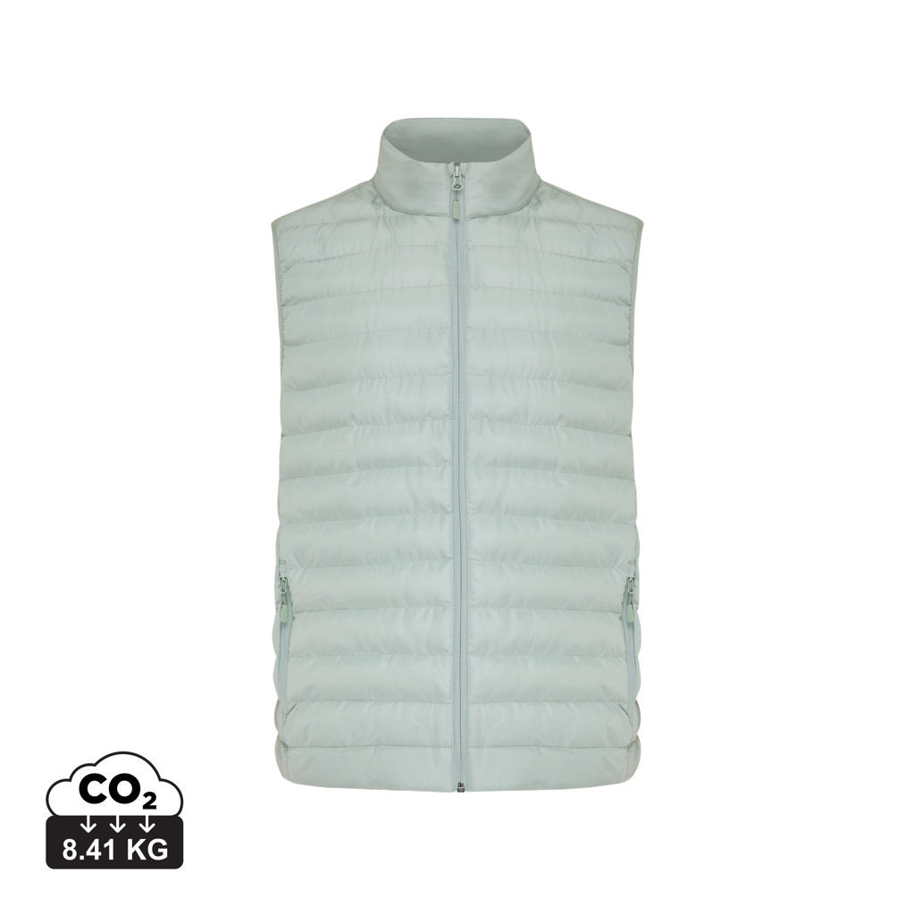 Meru men recycled polyester bodywarmer, iceberg green