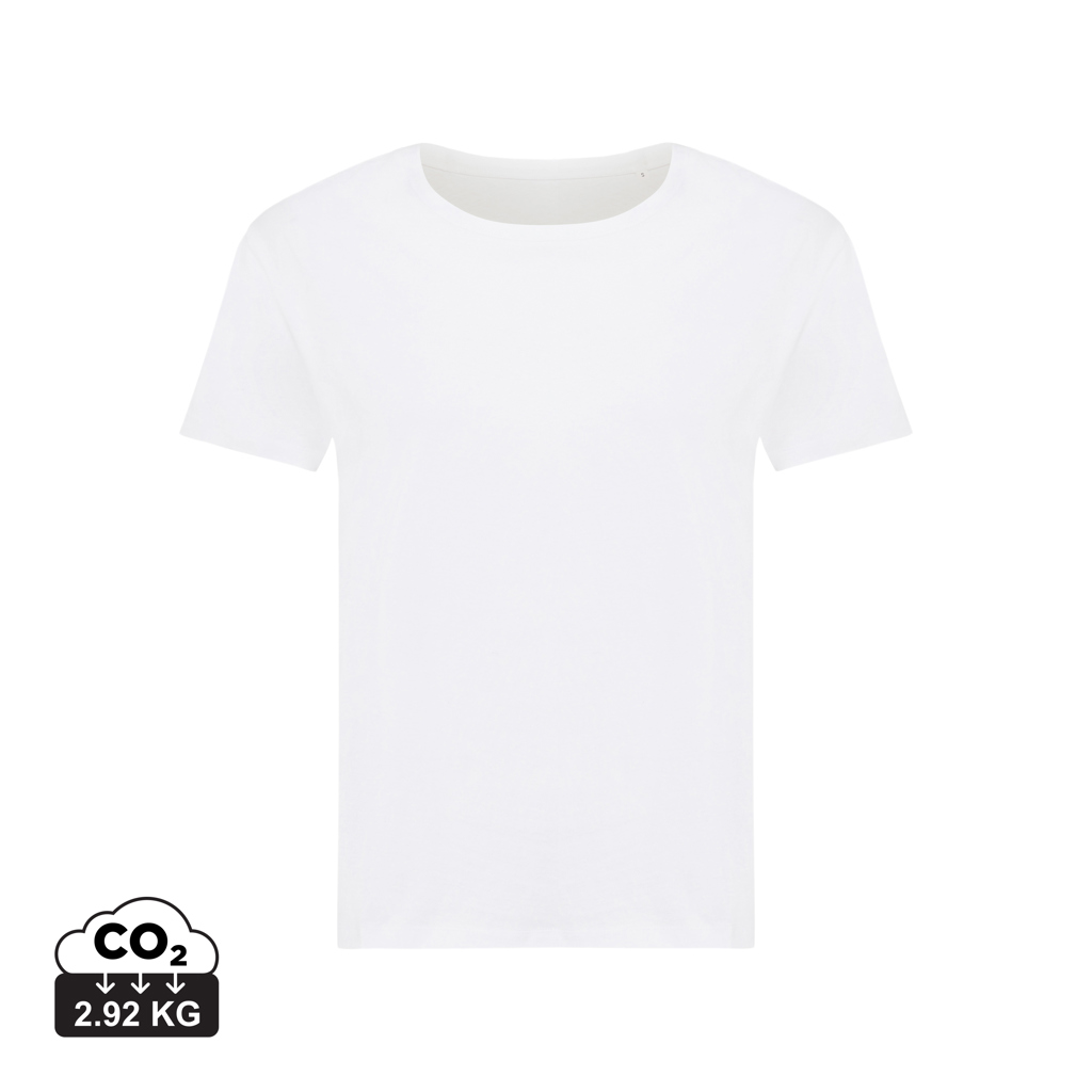 Yala women lightweight recycled cotton t-shirt, recycled whi