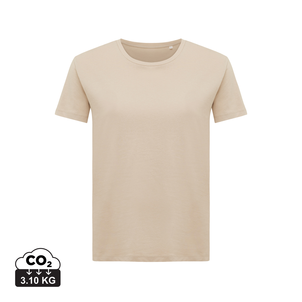 T-shirt da donna Yala in cotone riciclato, desert