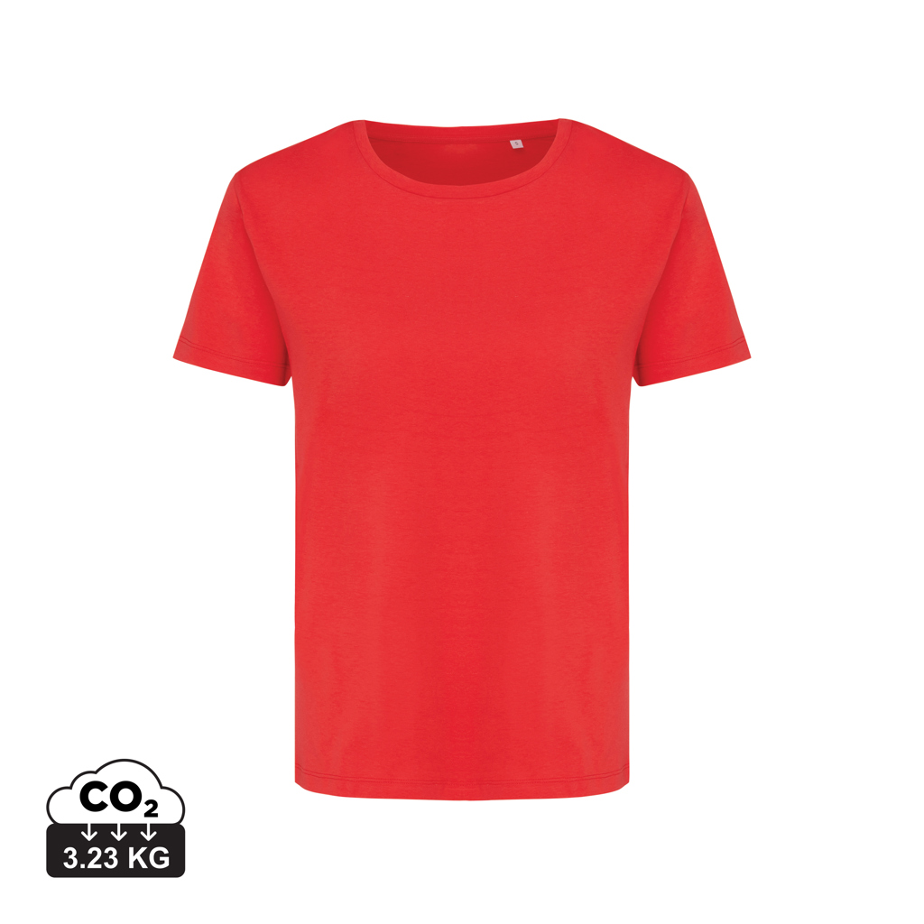 T-shirt da donna Yala in cotone riciclato, luscious red