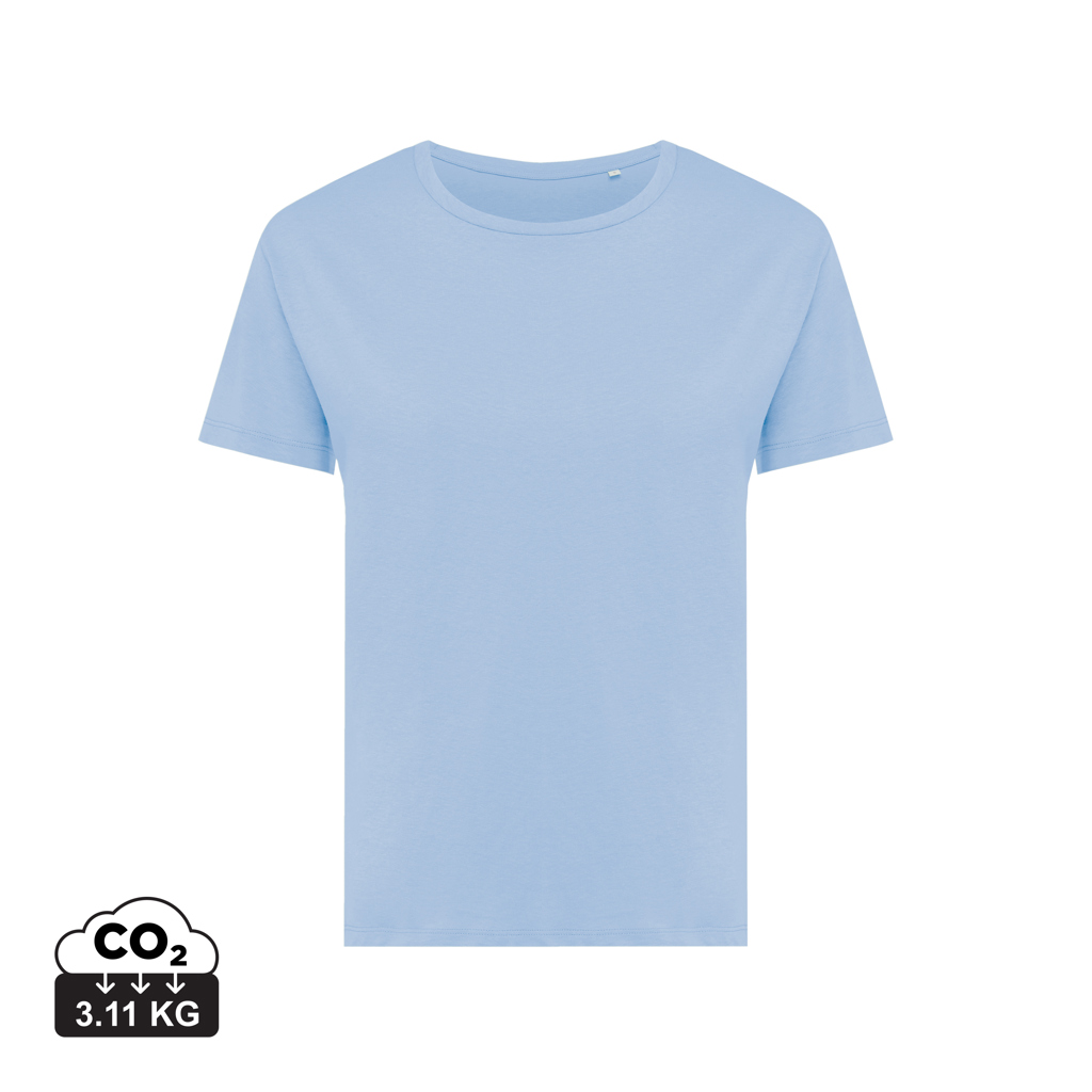 Yala women lightweight recycled cotton t-shirt, sky blue