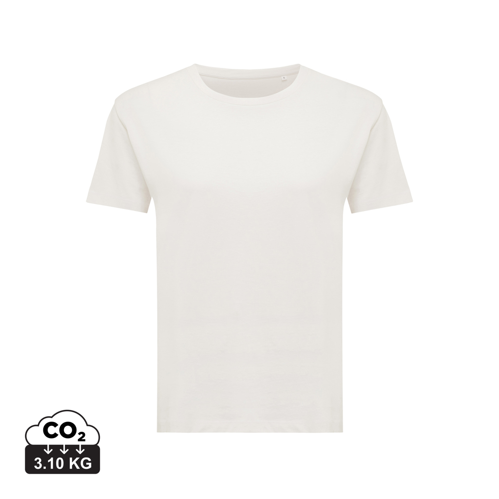 Yala women lightweight recycled cotton t-shirt, ivory white