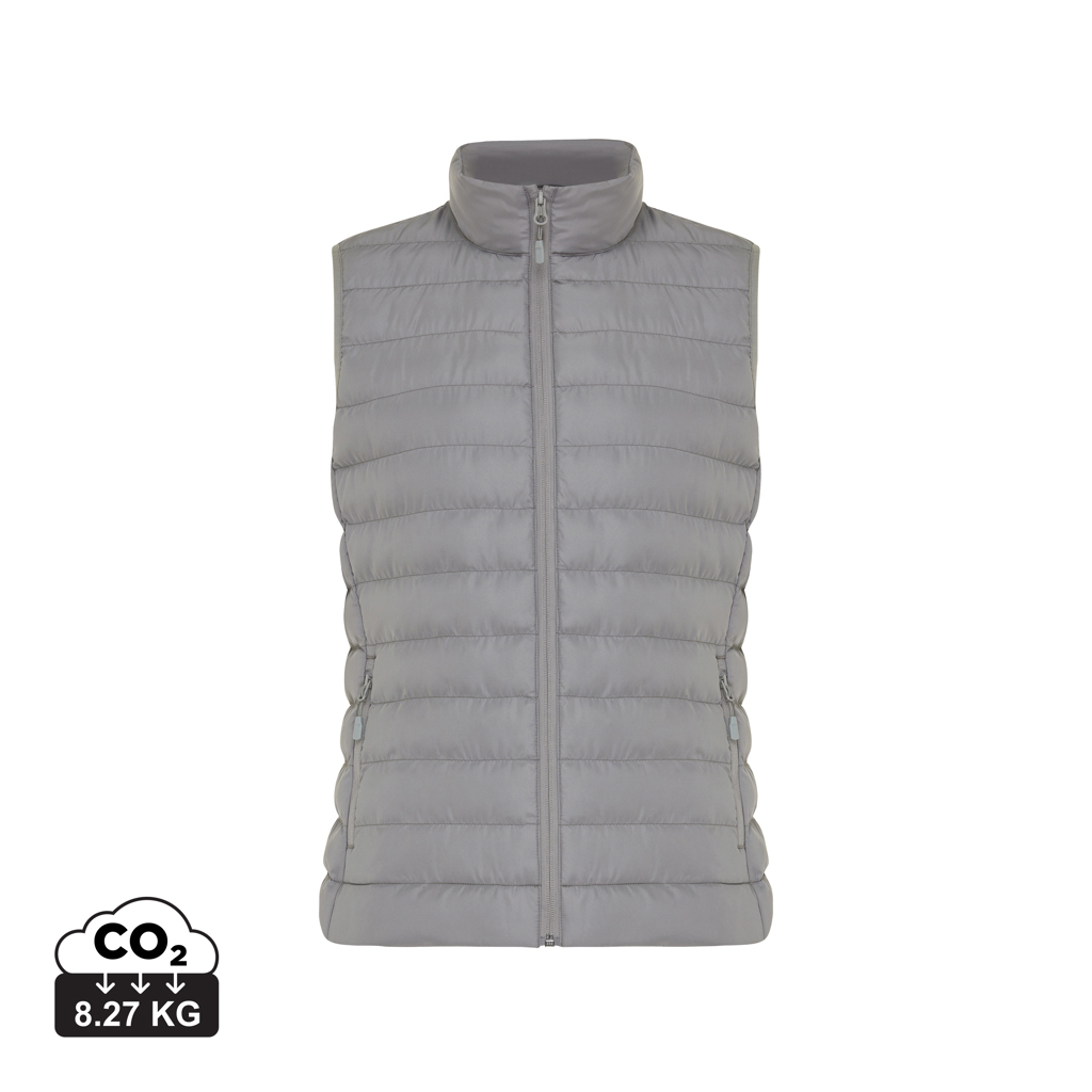 Gilet da donna Meru in rPET, grigio argento