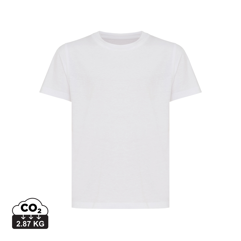 Koli kids lightweight recycled cotton t-shirt, recycled whit