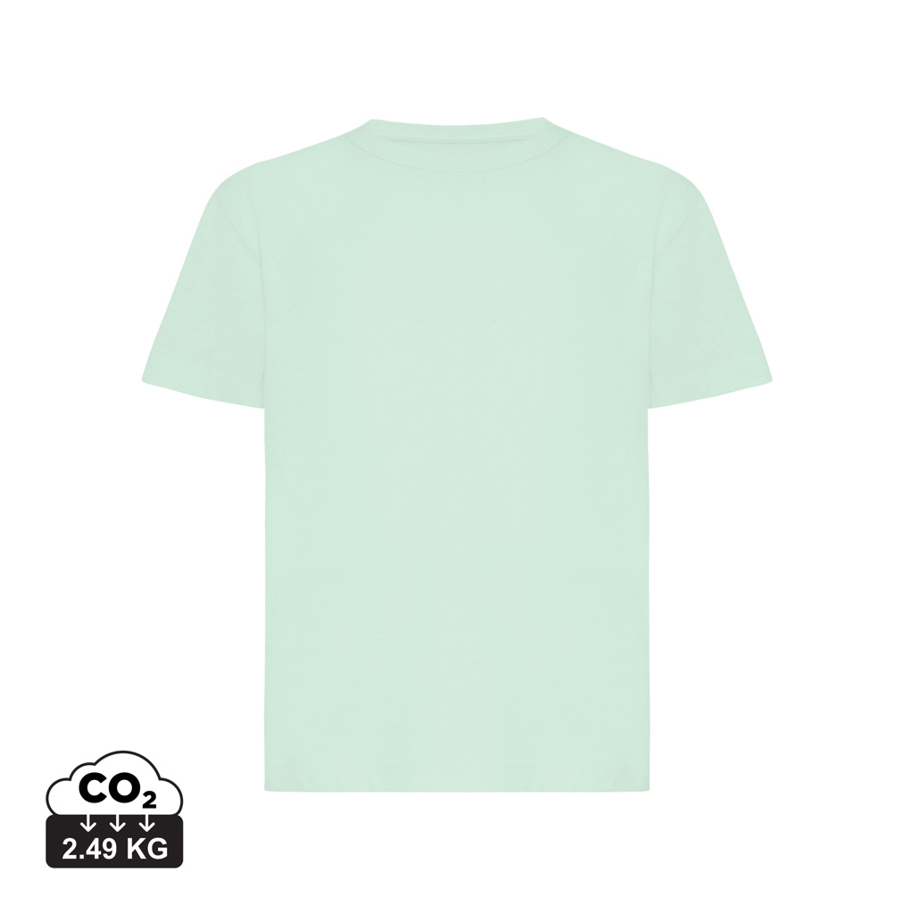 Koli kids lightweight recycled cotton t-shirt, crushed mint