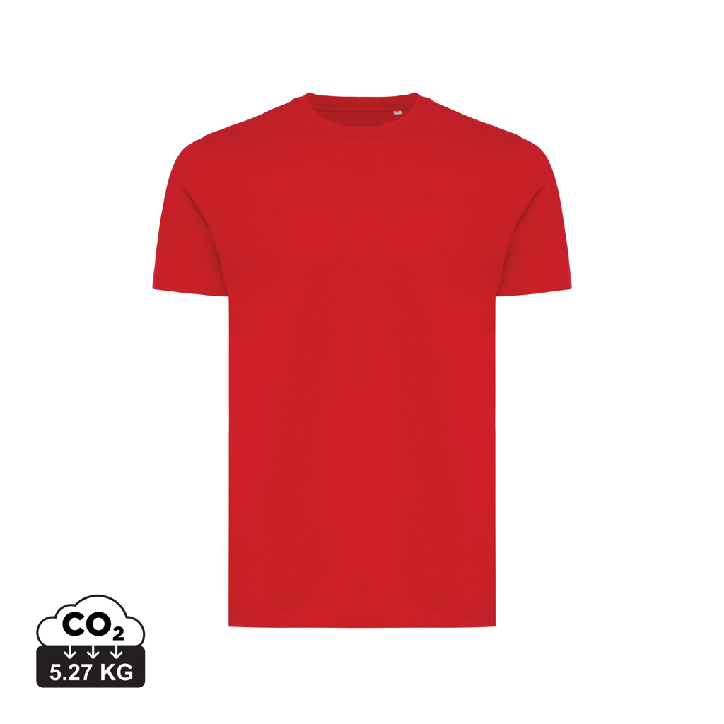 T-shirt Bryce in cotone riciclato, rosso ciliegio