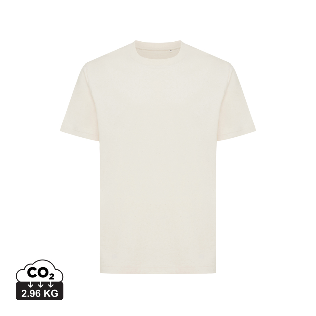 T-shirt Kakadu relaxed fit in cotone riciclato, natural raw