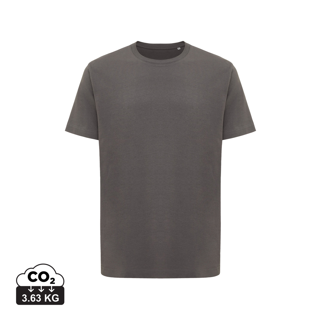 T-shirt Kakadu relaxed fit in cotone riciclato, carbon fossi
