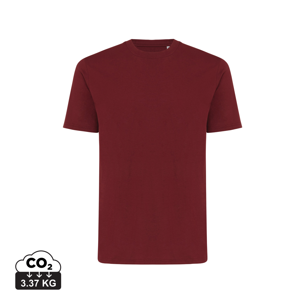 T-shirt leggera Sierra in cotone riciclato, rosso bordeaux