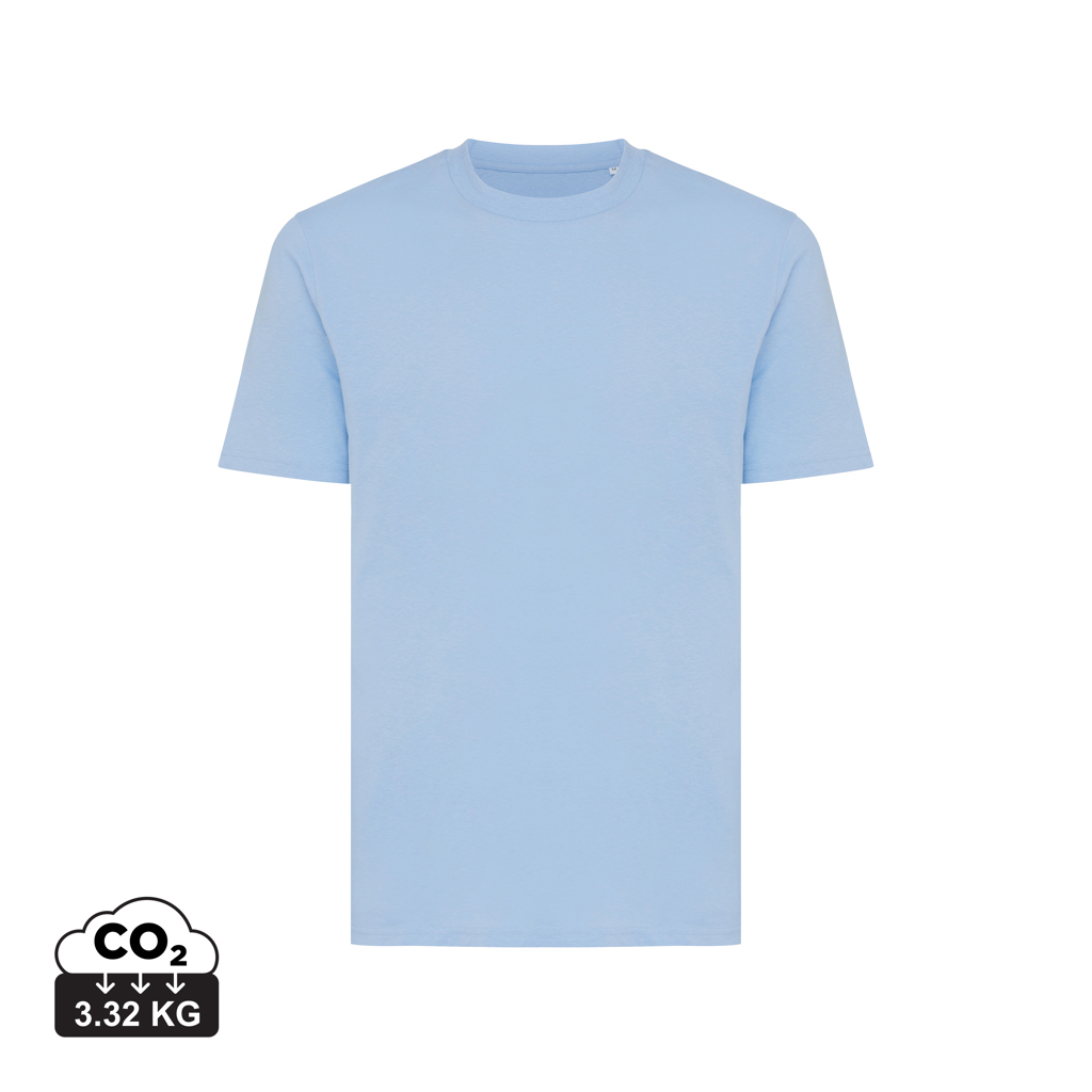 Sierra lightweight recycled cotton t-shirt, sky blue