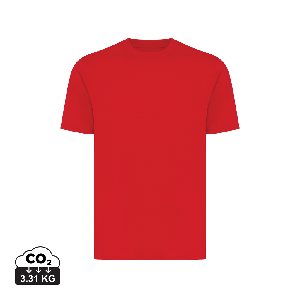 T-shirt leggera Sierra in cotone riciclato, rosso ciliegio