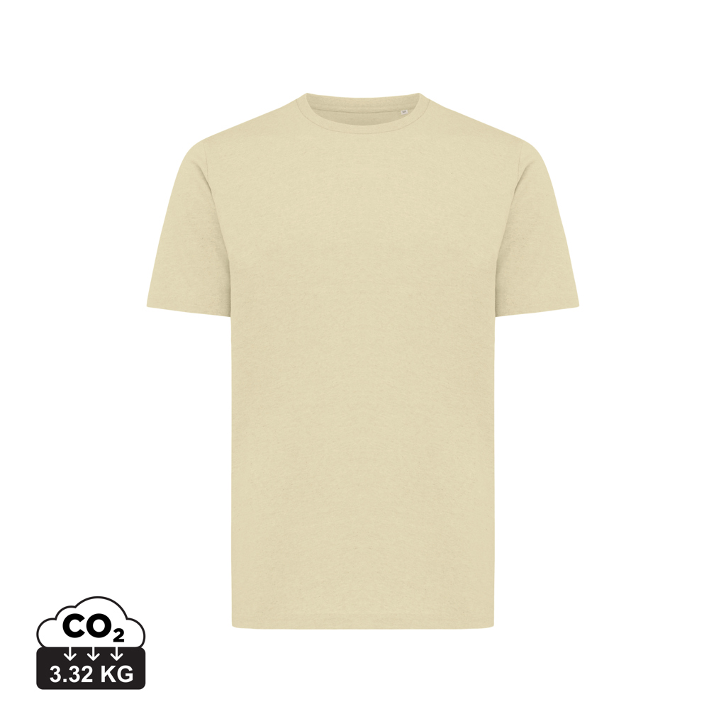 Sierra lightweight recycled cotton t-shirt, cream yellow