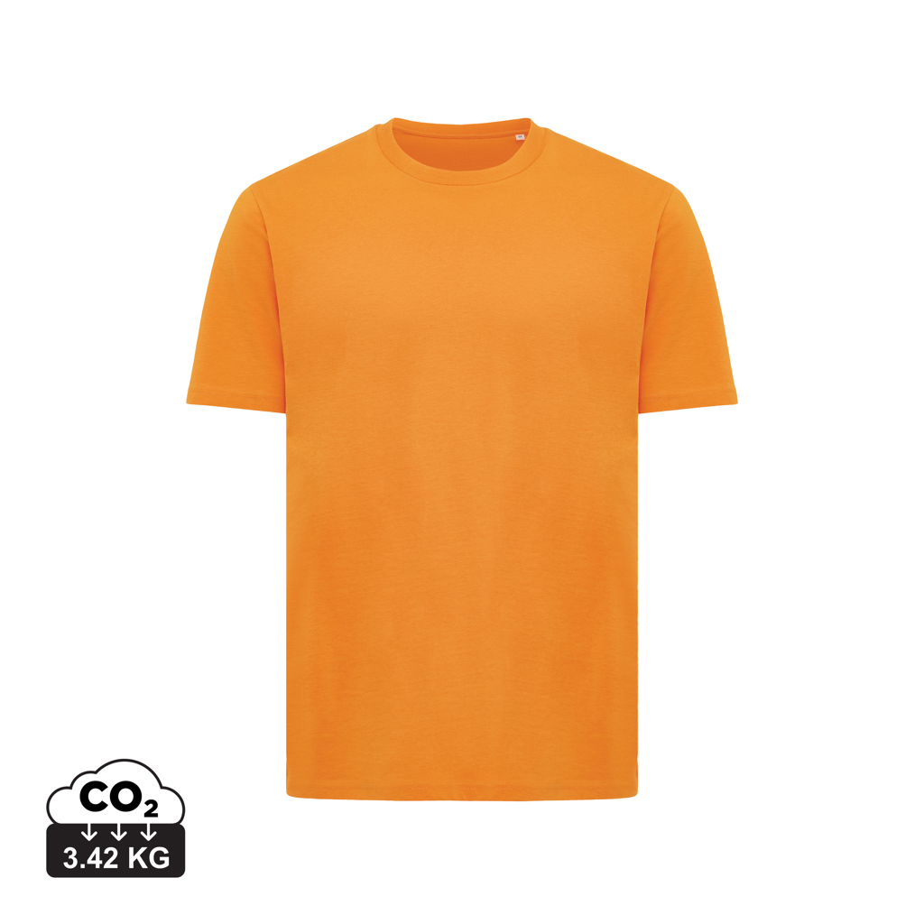 Sierra lightweight recycled cotton t-shirt, orange