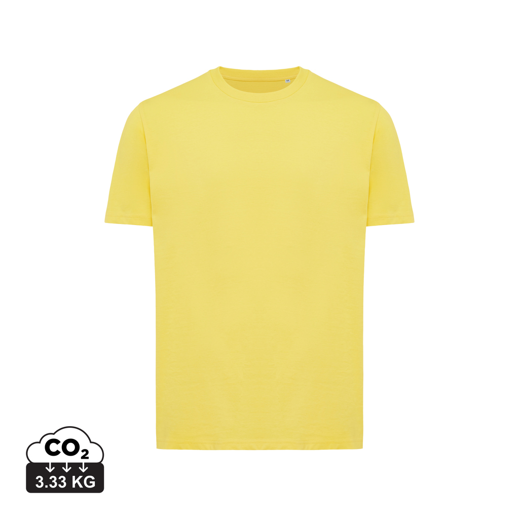 T-shirt leggera Sierra in cotone riciclato, giallo