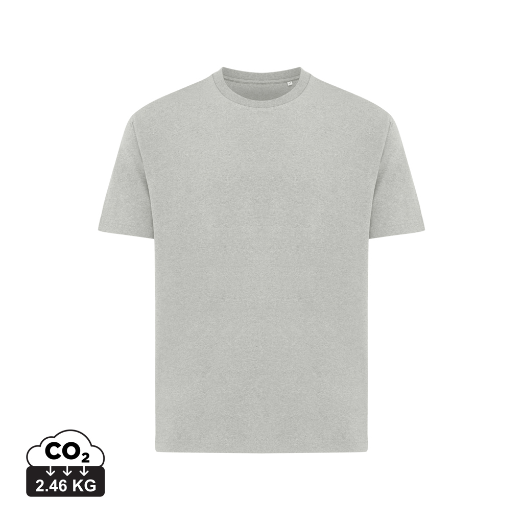 Teide recycled cotton t-shirt, heather grey