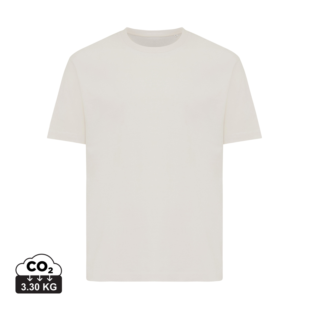 Teide recycled cotton t-shirt, ivory white