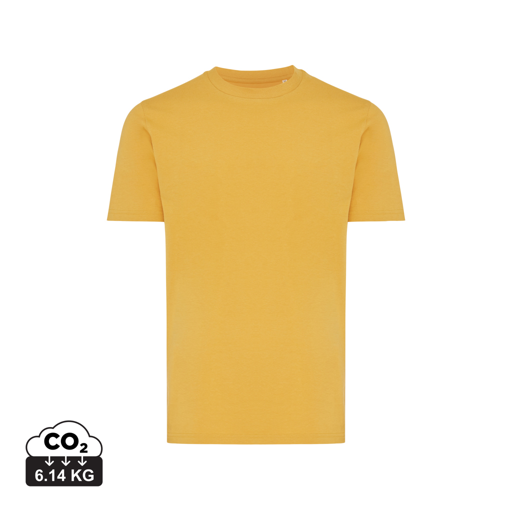 T-shirt Brett in cotone riciclato, ochre yellow