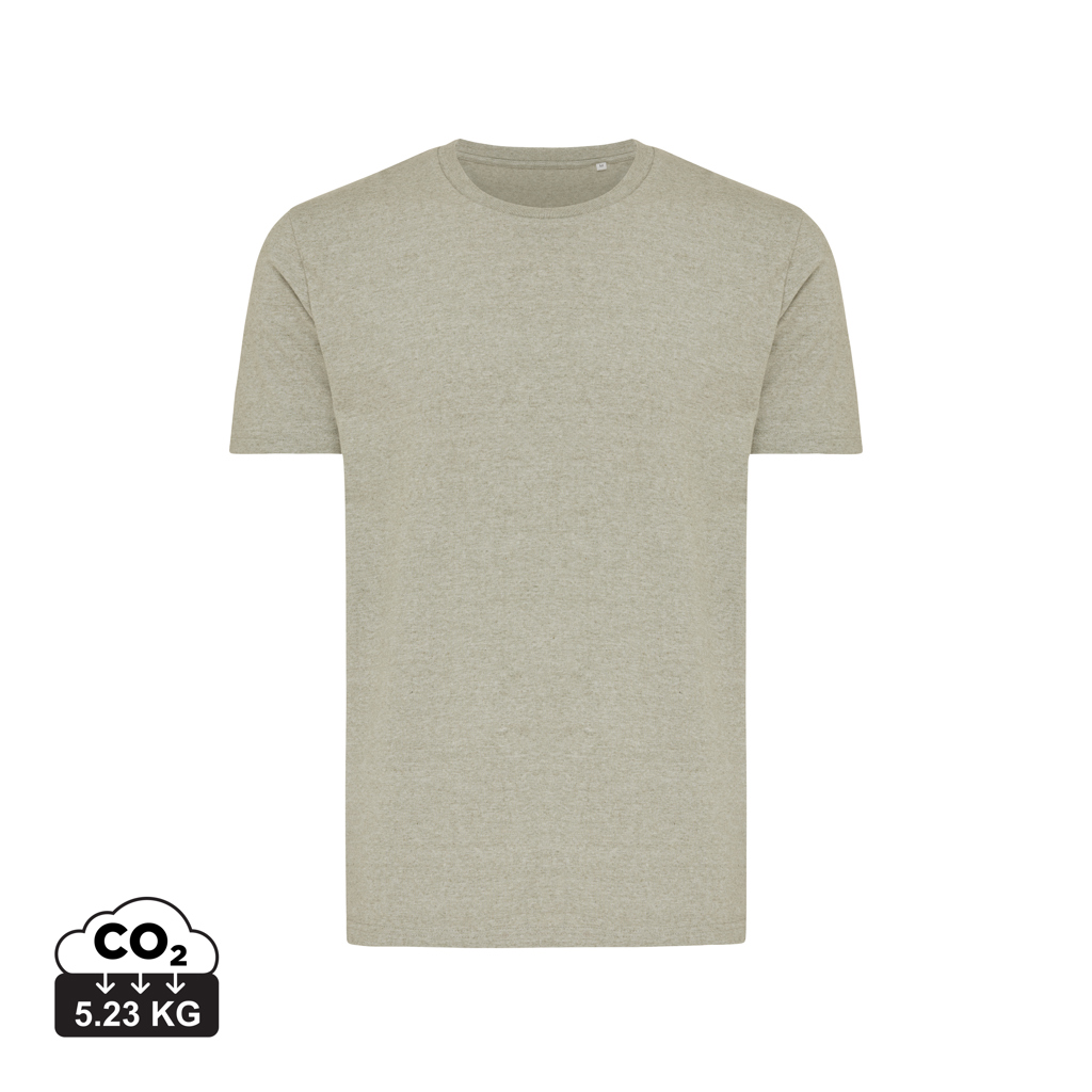 T-shirt Brett in cotone riciclato, light heather green