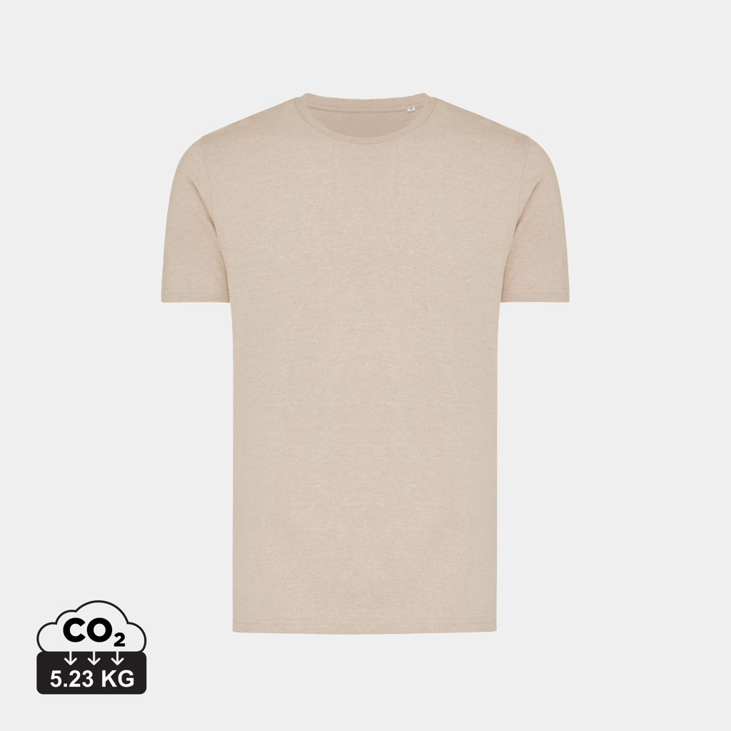T-shirt Brett in cotone riciclato, light heather brown