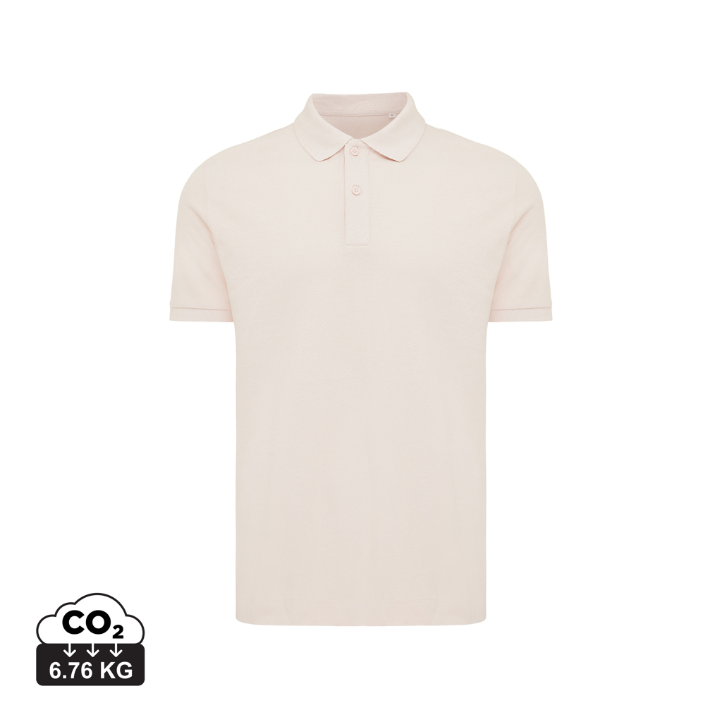 Yosemite recycled cotton pique polo, cloud pink