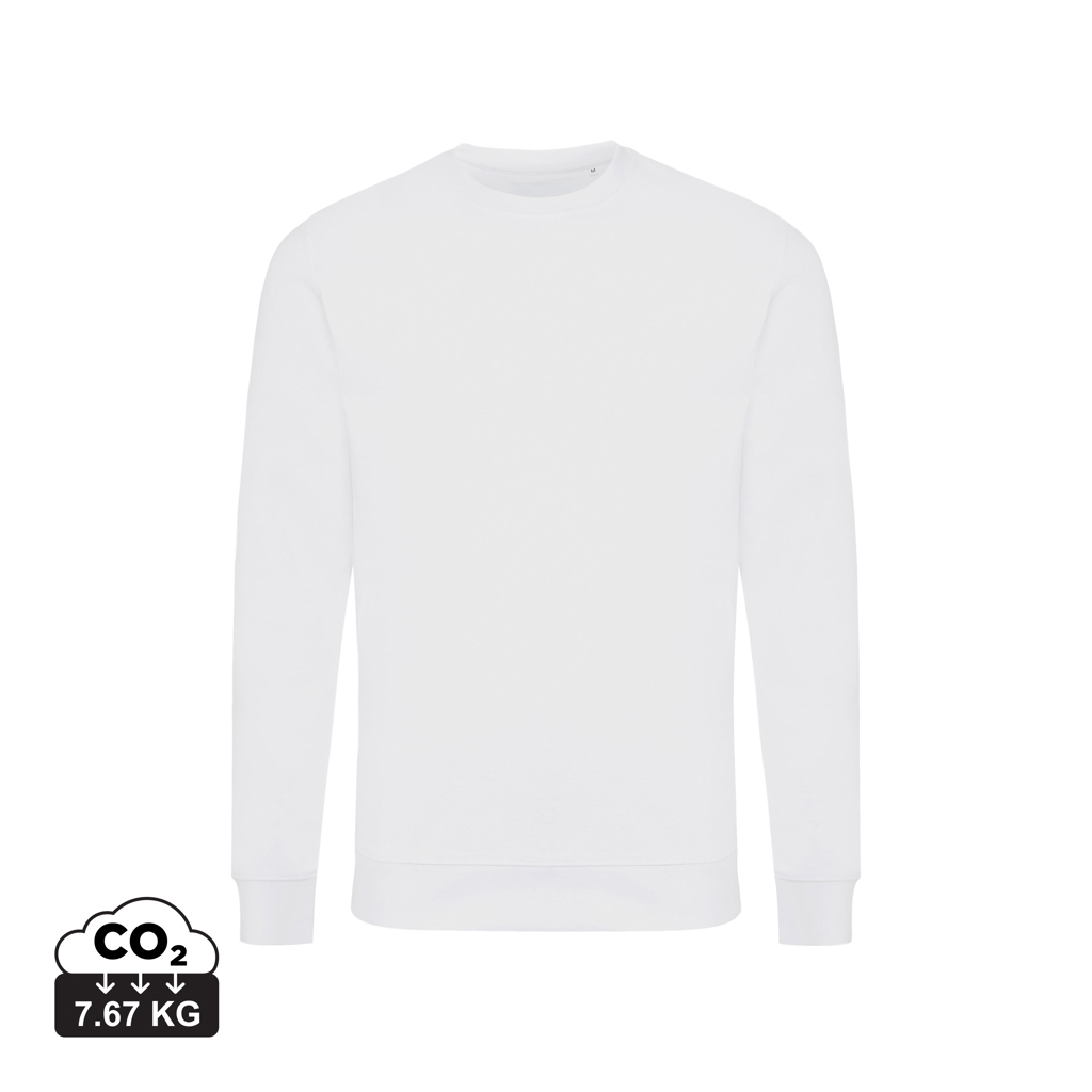 Zion recycled cotton crew neck, recycled white