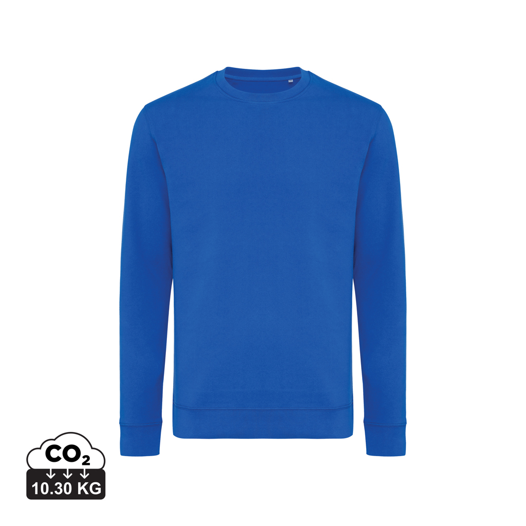 Zion recycled cotton crew neck, royal blue