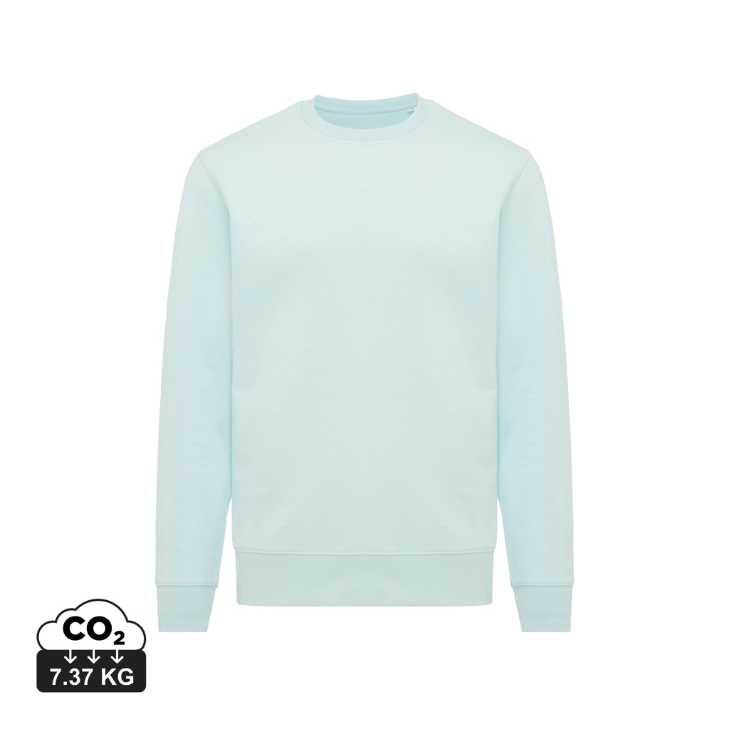 Etosha lightweight recycled cotton crew neck, crushed mint