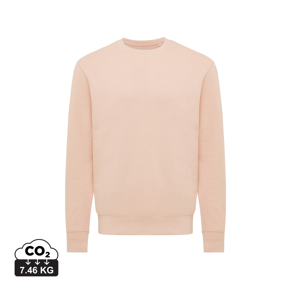 Etosha lightweight recycled cotton crew neck, peach nectar