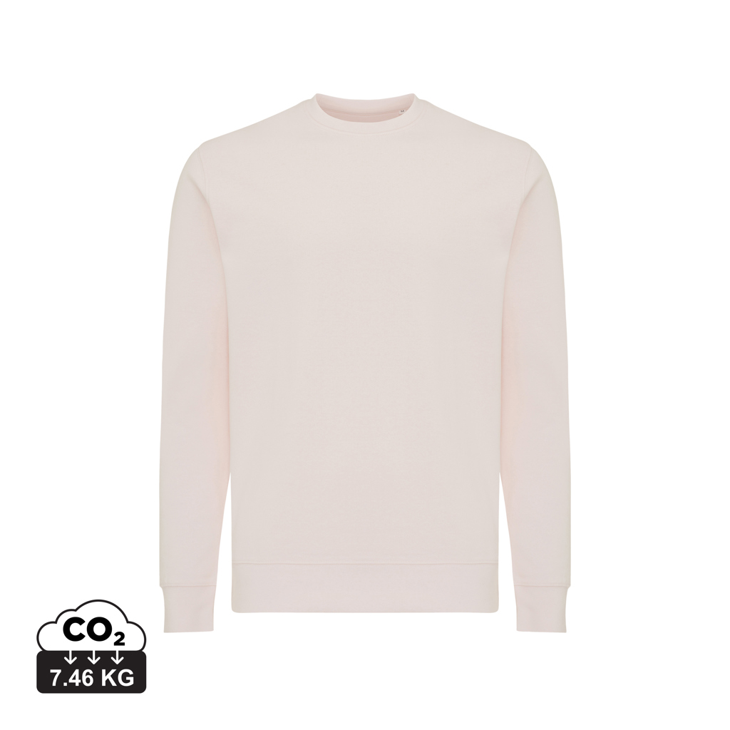 Etosha lightweight recycled cotton crew neck, cloud pink