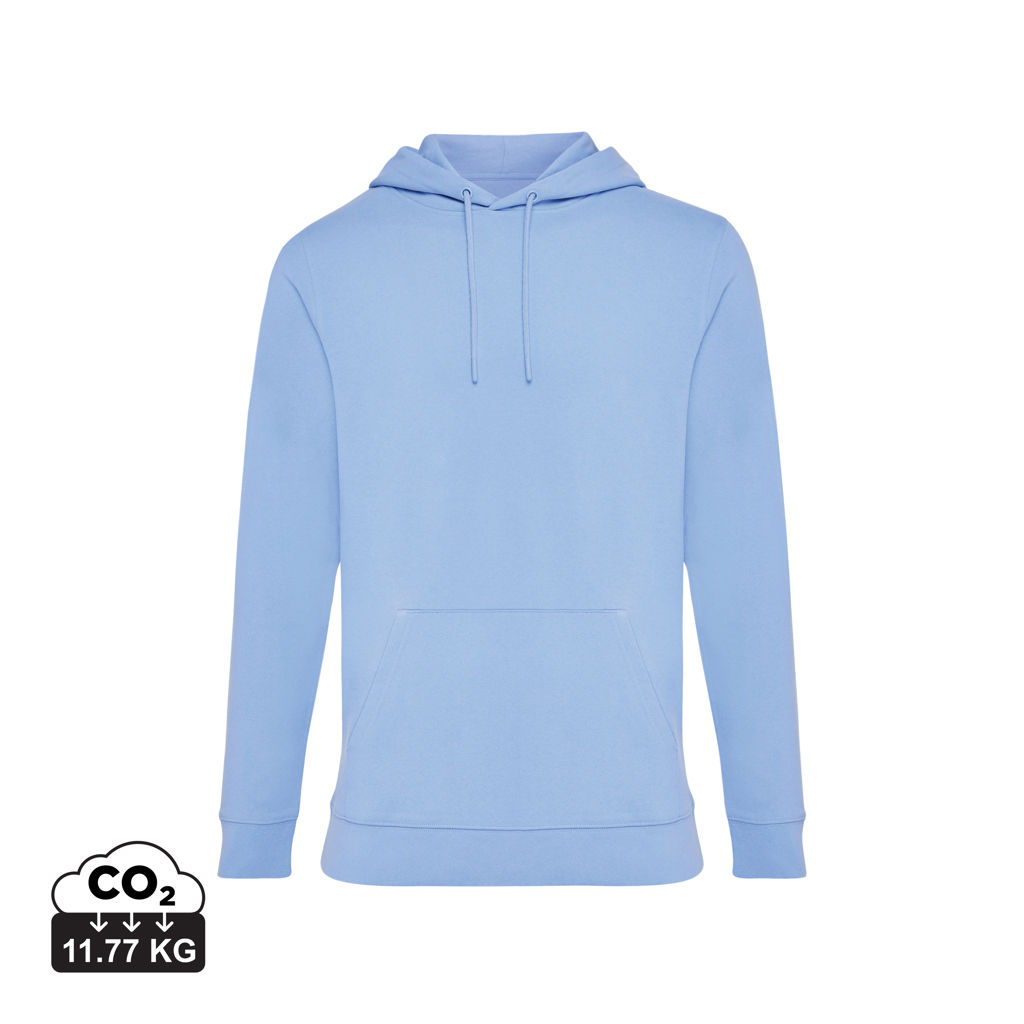 Jasper recycled cotton hoodie, sky blue