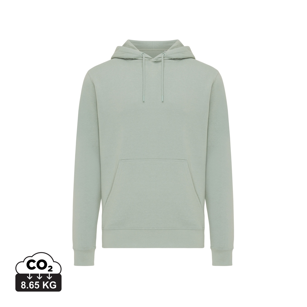 Rila lightweight recycled cotton hoodie, iceberg green
