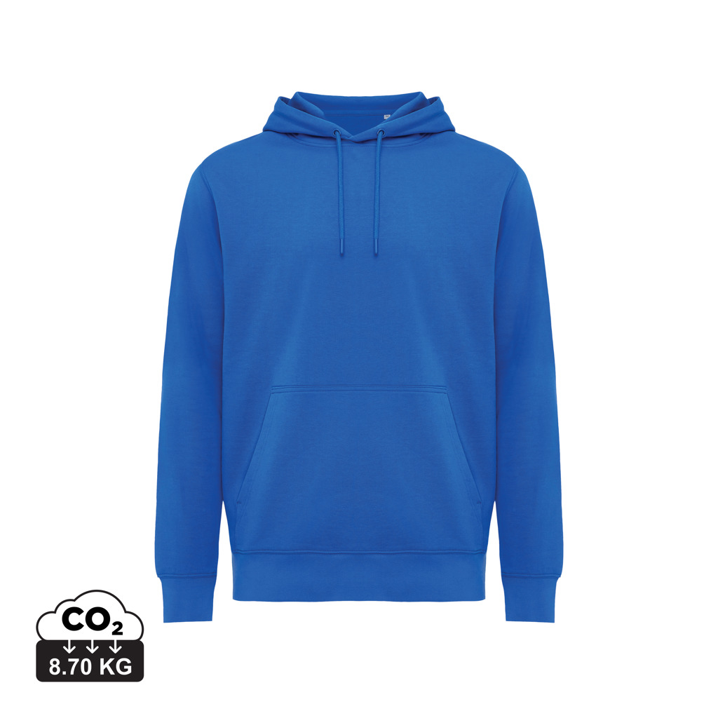 Rila lightweight recycled cotton hoodie, royal blue