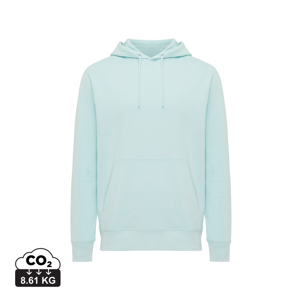 Rila lightweight recycled cotton hoodie, crushed mint