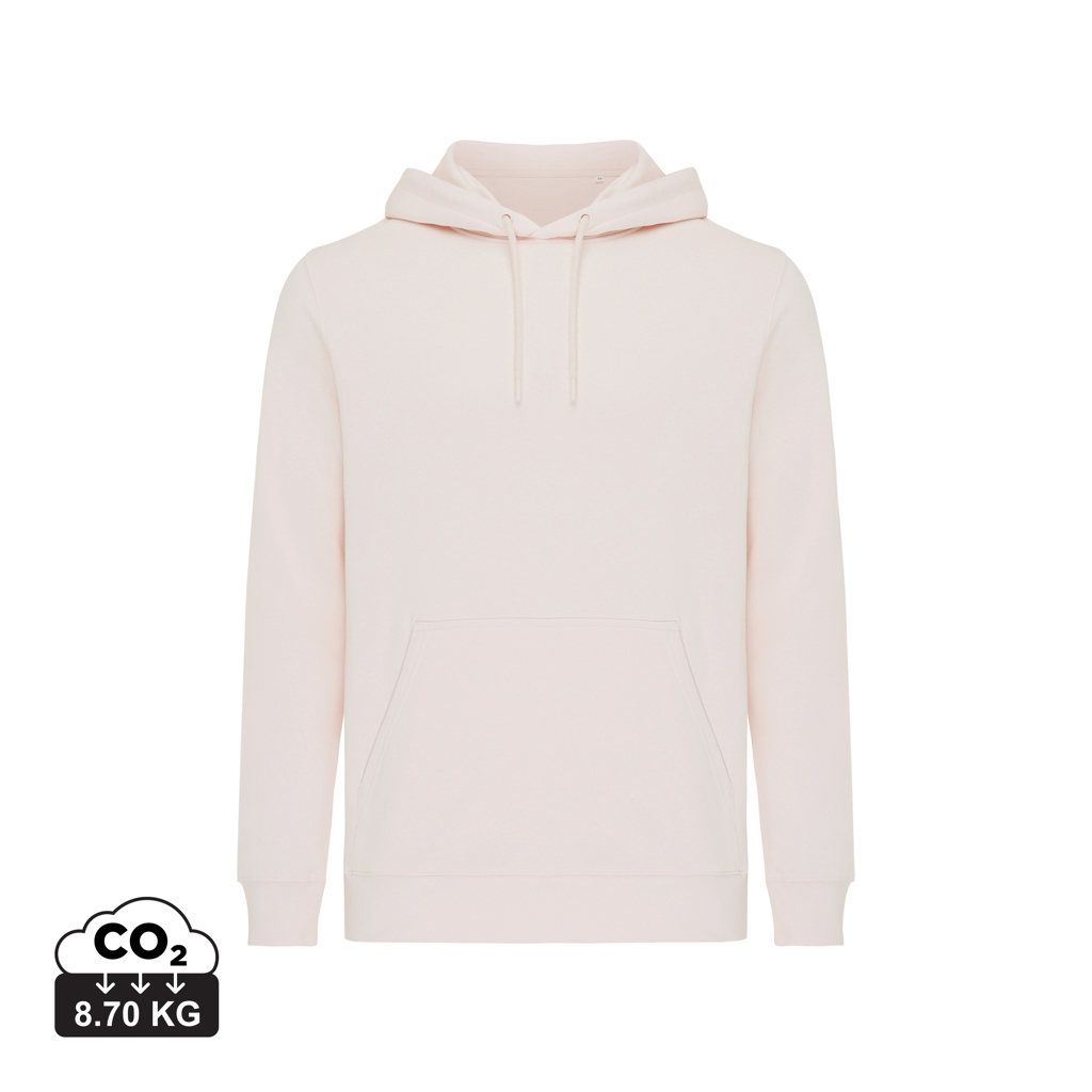 Rila lightweight recycled cotton hoodie, cloud pink