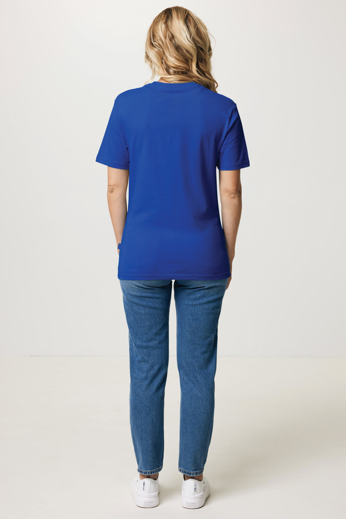 Bryce T-Shirt aus recycelter Baumwolle, Königsblau