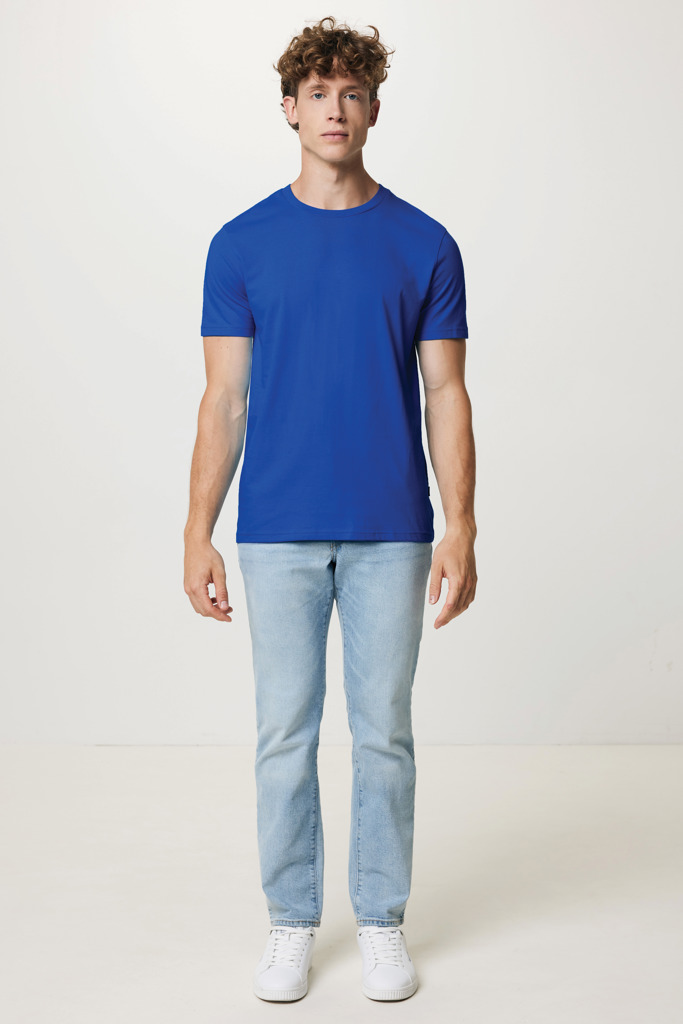 Bryce T-Shirt aus recycelter Baumwolle, Königsblau