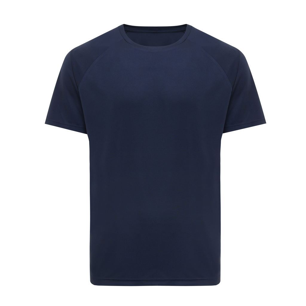 T-shirt sportiva Tikal  quick dry in rPET, blu navy