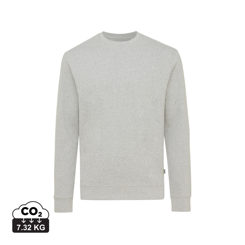 Denali recycled cotton crew neck undyed, heather grey