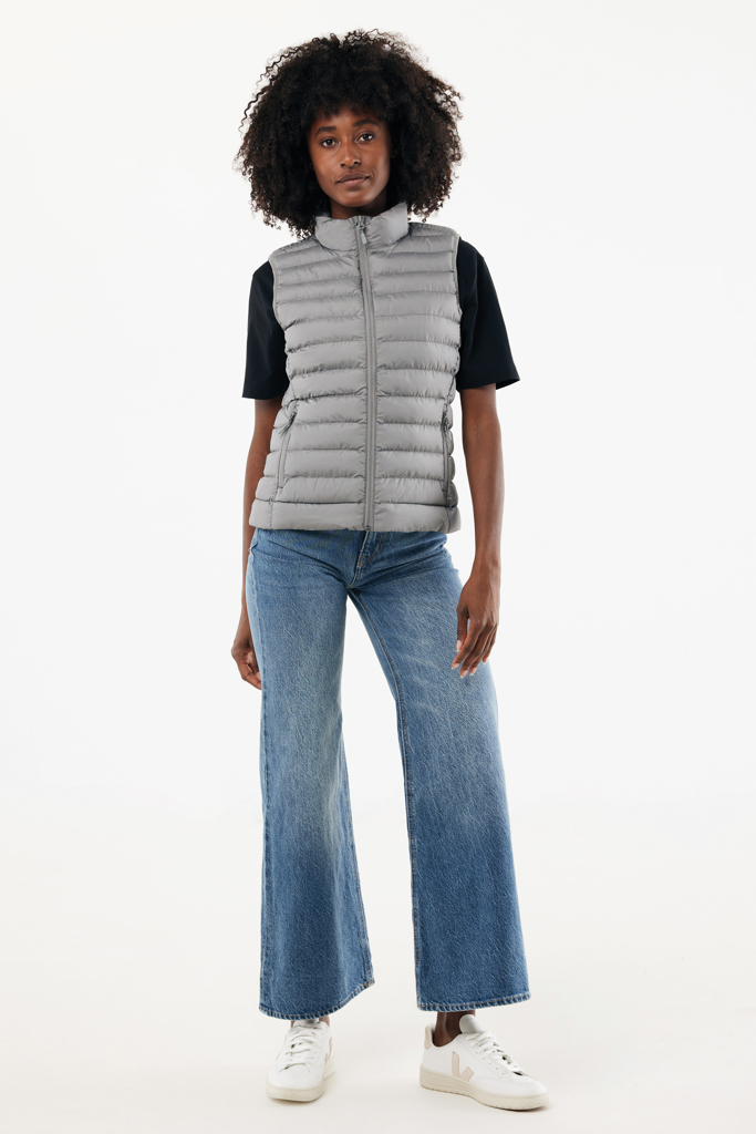 Gilet da donna Meru in rPET, grigio argento