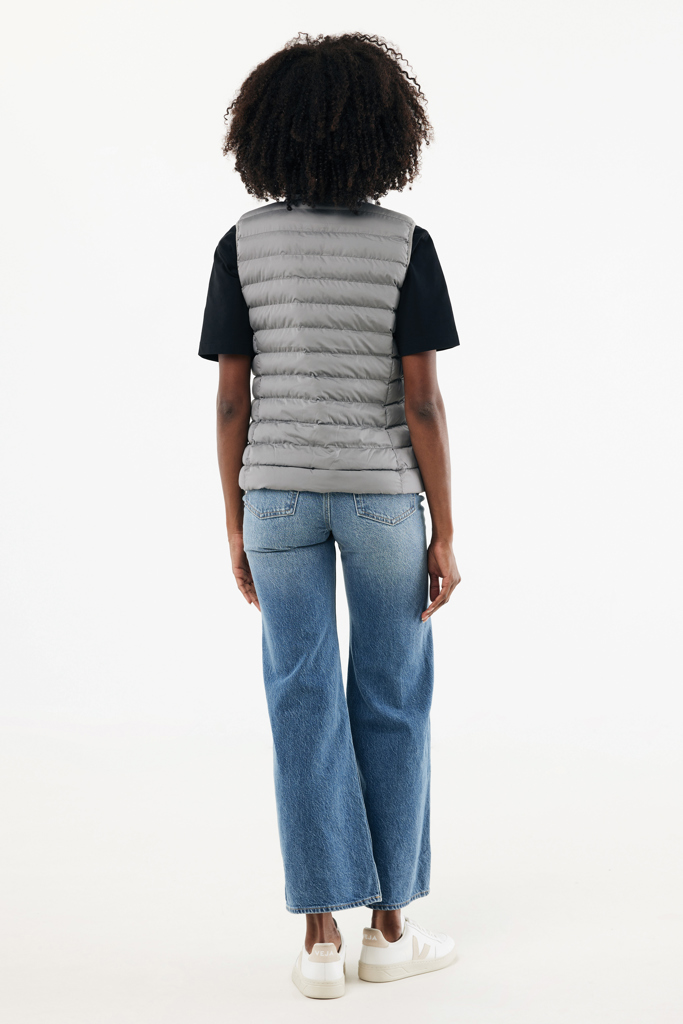 Gilet da donna Meru in rPET, grigio argento