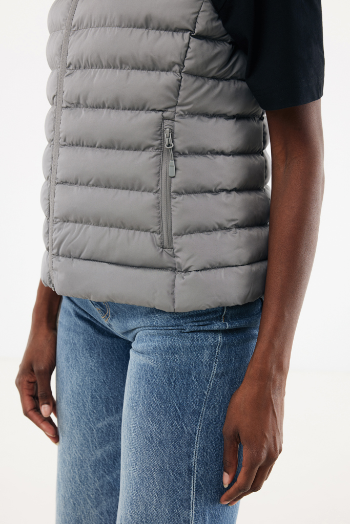 Gilet da donna Meru in rPET, grigio argento