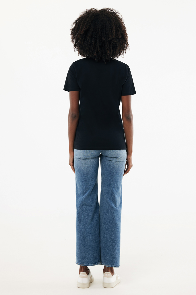 Brett recycled cotton t-shirt, black