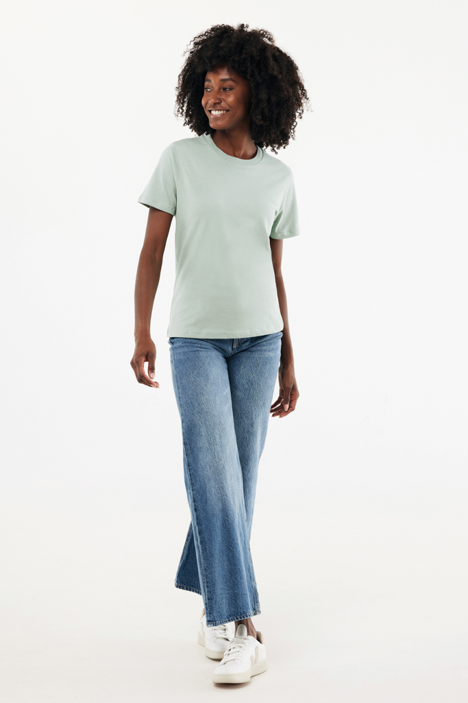 Brett recycled cotton t-shirt, iceberg green