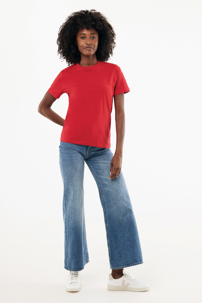 Brett recycled cotton t-shirt, red