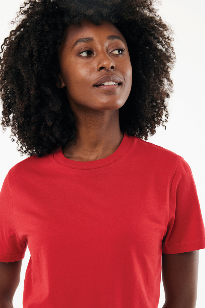 Brett recycled cotton t-shirt, red