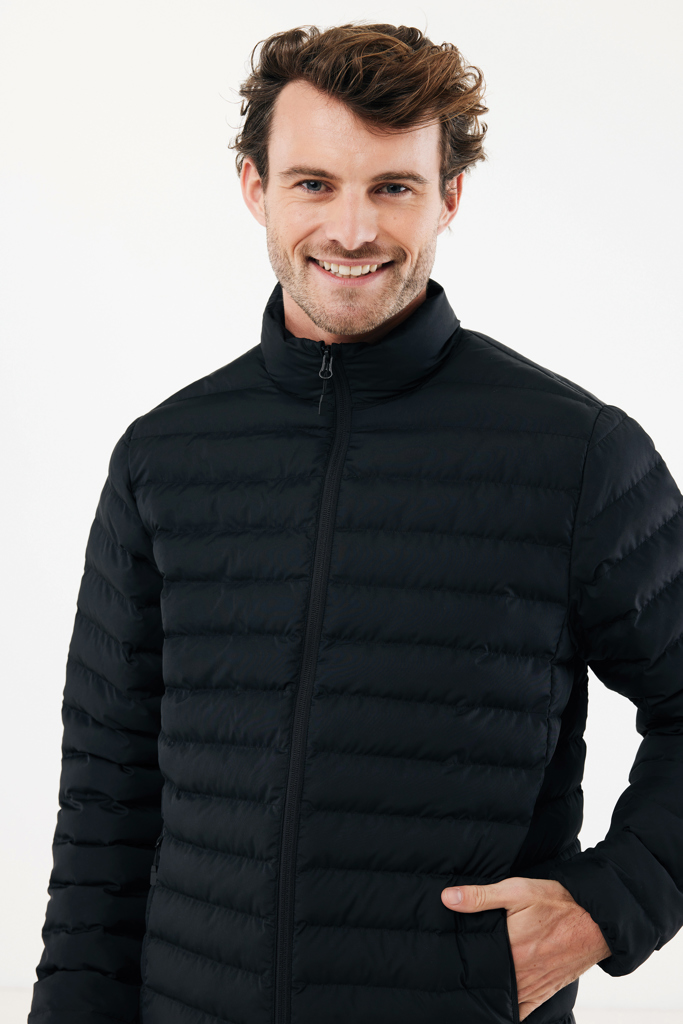 Maiko men recycled polyester padded jacket, black